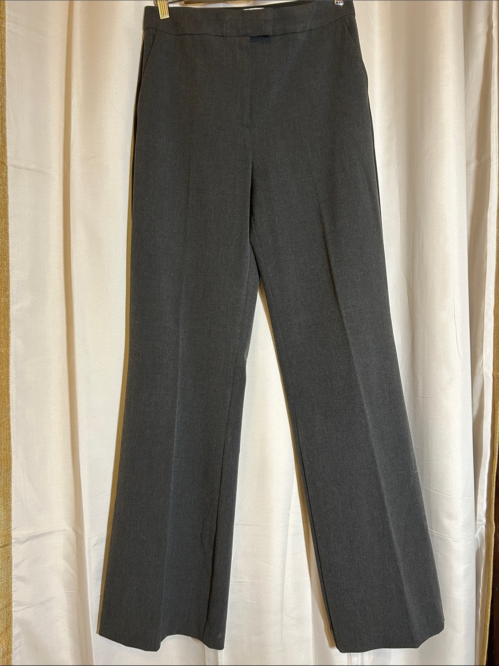 H&M Charcoal Straight-Leg Trousers